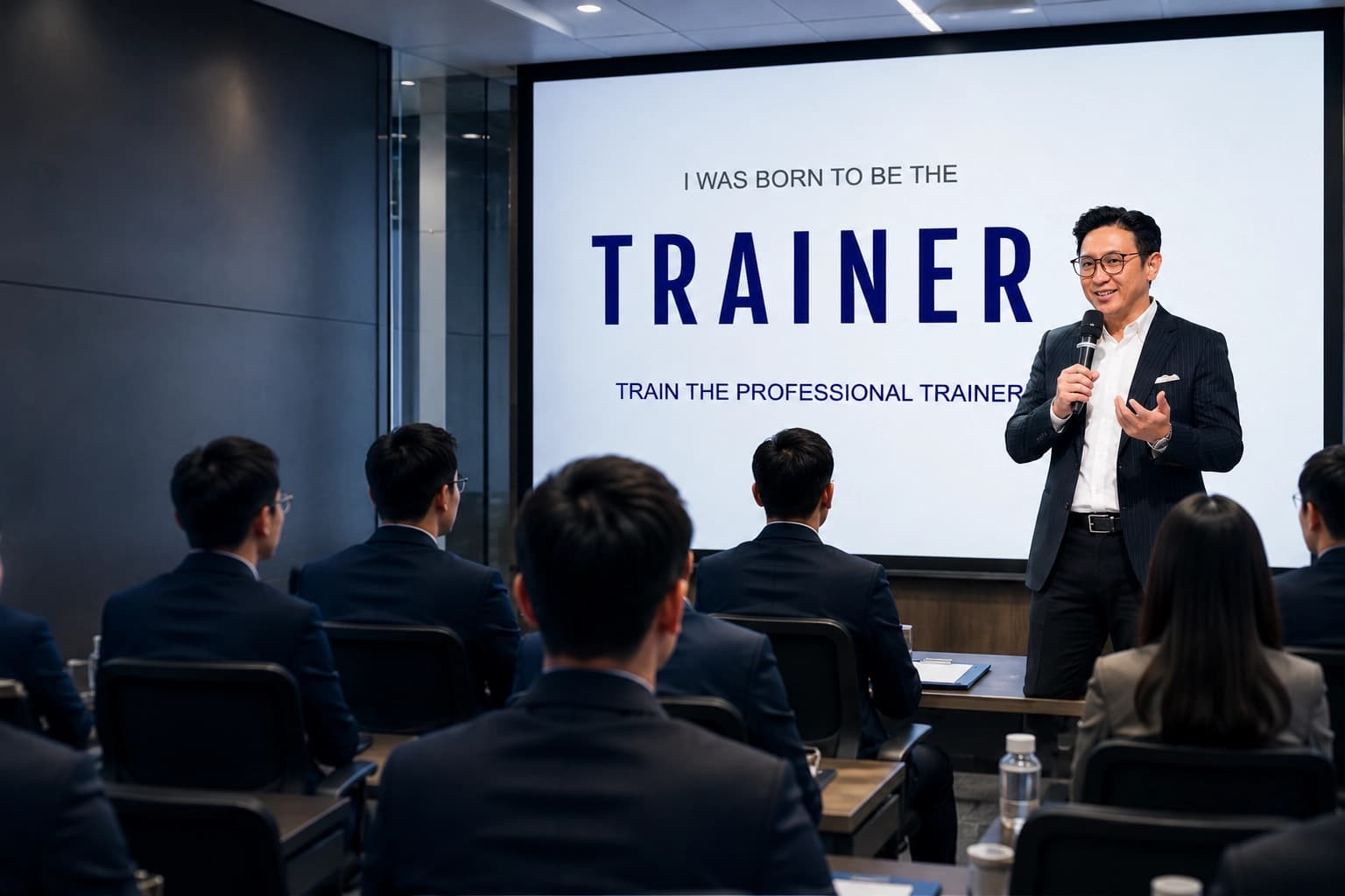 วิทยากร ATTA9 กำลังนำหลักสูตร Train the Professional Trainer ให้ผู้เข้าร่วมในองค์กร